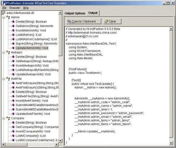 Download web tool or web app TestGen.Net