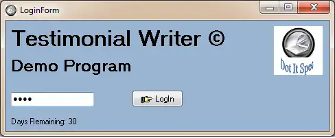 Download web tool or web app TestimonialWriter
