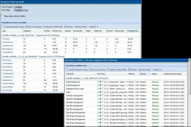 Web aracını veya web uygulamasını indirin TestLink