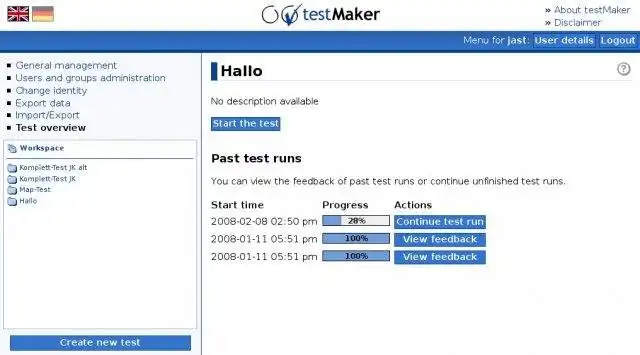 Download webtool of webapp testMaker