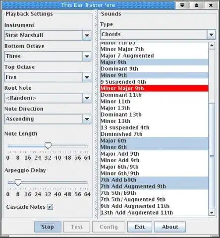 Download web tool or web app Tete Ear Training Software