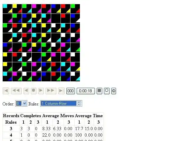 Download web tool or web app tetta: (graeco-latin) square swap puzzle