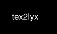 Exécutez tex2lyx dans le fournisseur d'hébergement gratuit OnWorks sur Ubuntu Online, Fedora Online, l'émulateur en ligne Windows ou l'émulateur en ligne MAC OS