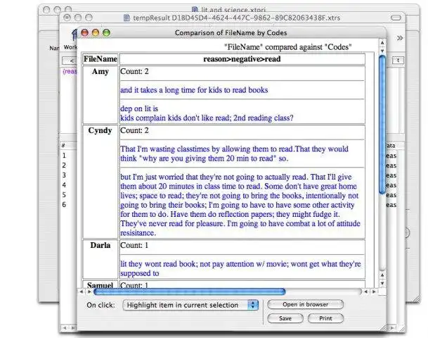 Mag-download ng web tool o web app Text Analysis Markup System