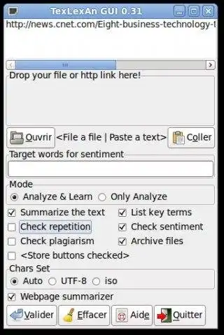 Download web tool or web app Text Analyzer Classifier Summarizer
