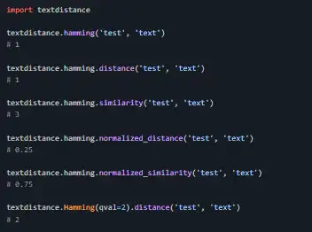 웹 도구 또는 웹 앱 TextDistance 다운로드