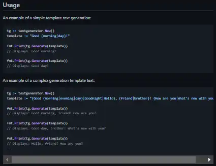 Download web tool or web app text-generator