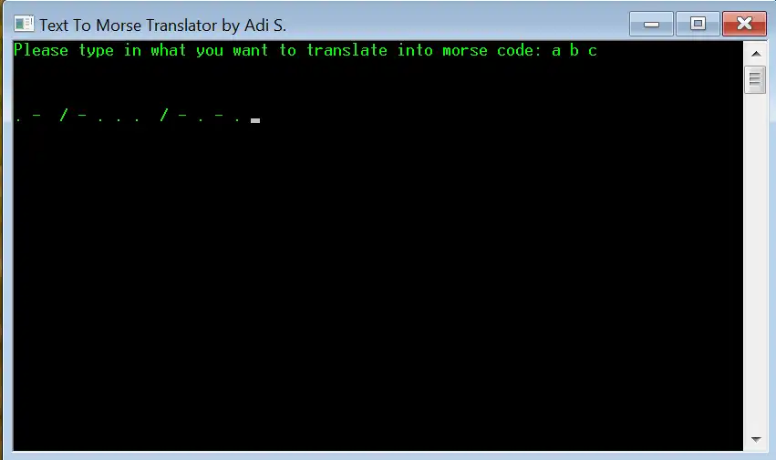 Download web tool or web app Text to Morse code translator