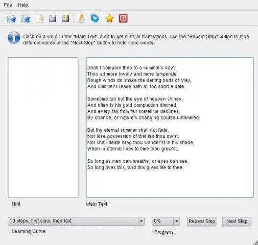 Download webtool of webapp TextTrainer om online in Linux te draaien