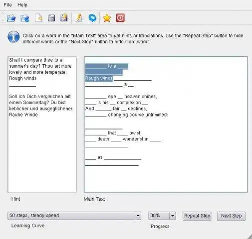Download webtool of webapp TextTrainer om online in Linux te draaien