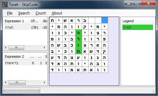 Download web tool or web app The Bible Code