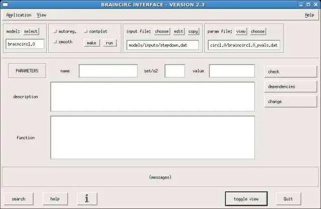 Download web tool or web app The Braincirc modelling environment to run in Linux online