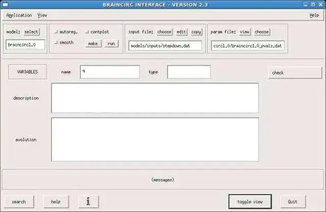 Download web tool or web app The Braincirc modelling environment to run in Linux online