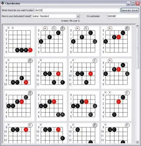 Download web tool or web app The Chorderator Chord Generator to run in Windows online over Linux online