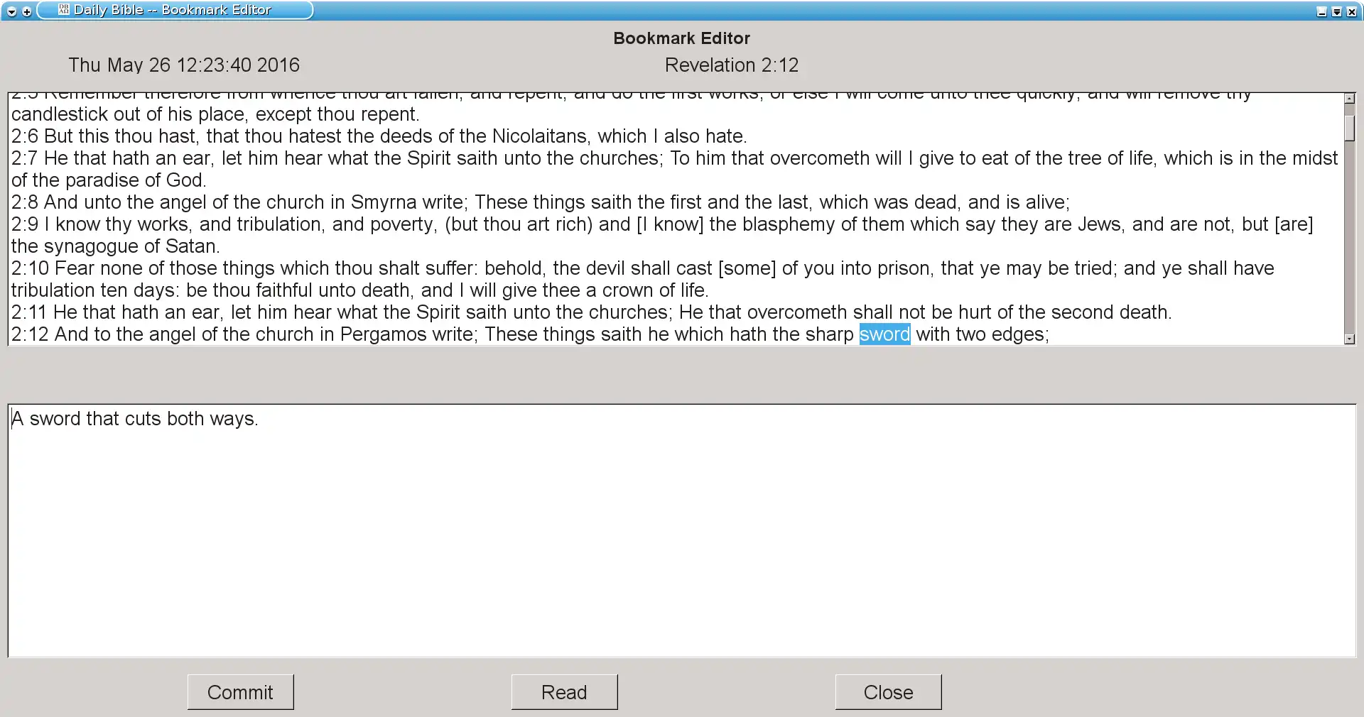 Download web tool or web app The Daily Bible