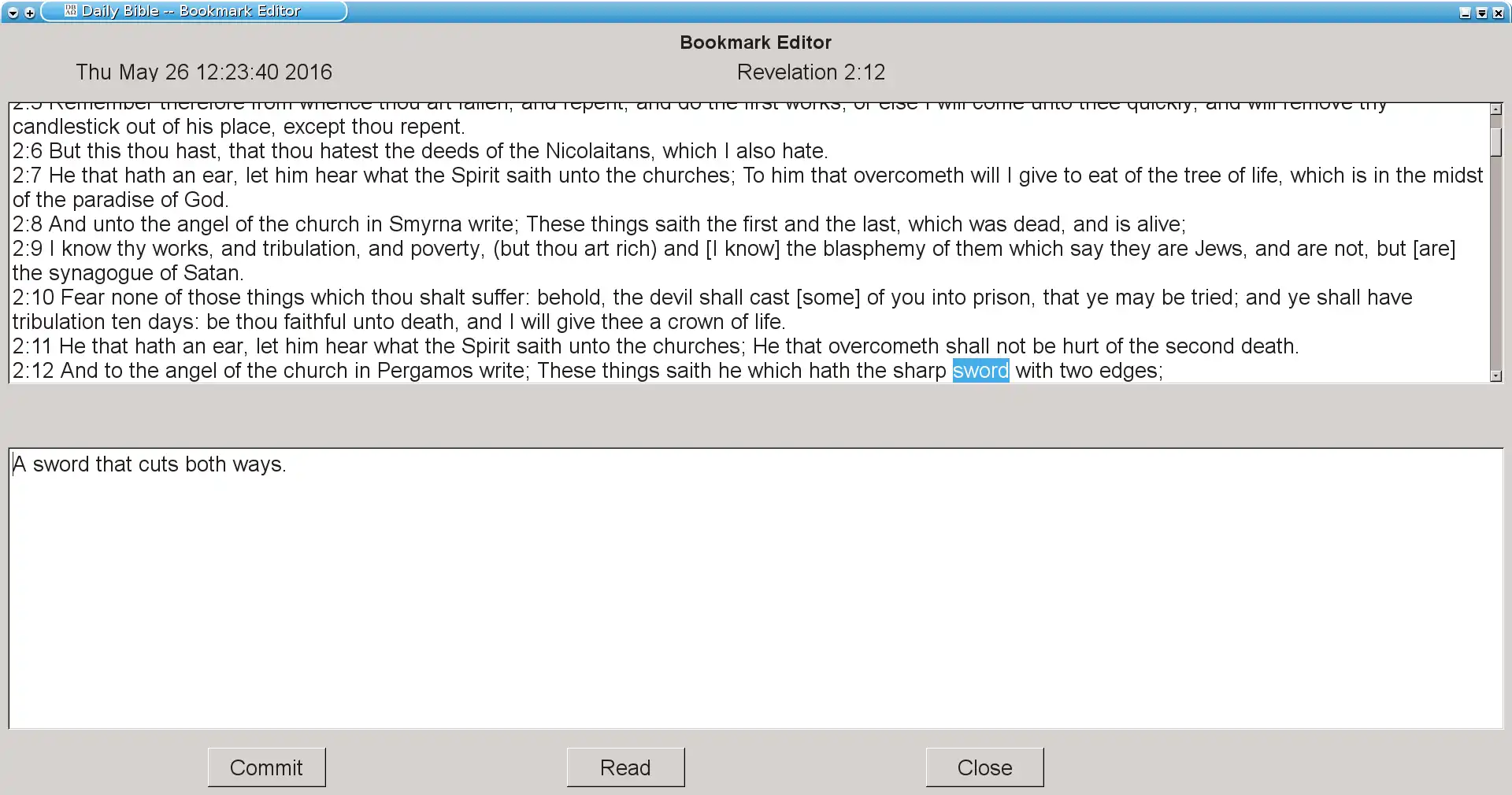 Download webtool of webapp The Daily Bible