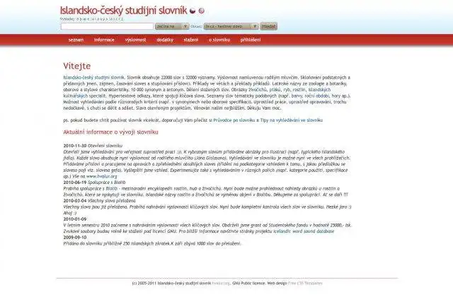 Descărcați instrumentul web sau aplicația web The Dictionary System pentru a rula online în Linux