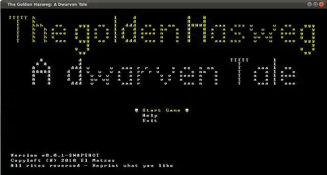 Téléchargez l'outil Web ou l'application Web The Golden Hasweg: A Dwarven Tale à exécuter sous Linux en ligne