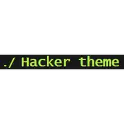 Free download The Hacker theme Linux app to run online in Ubuntu online, Fedora online or Debian online