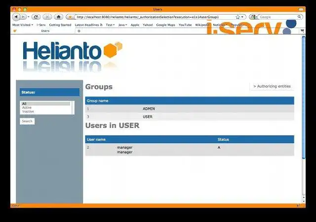 Download web tool or web app The Helianto Project