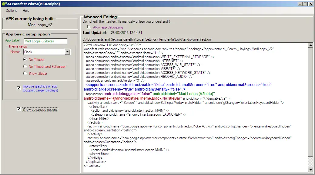 Download web tool or web app The Mad Robot