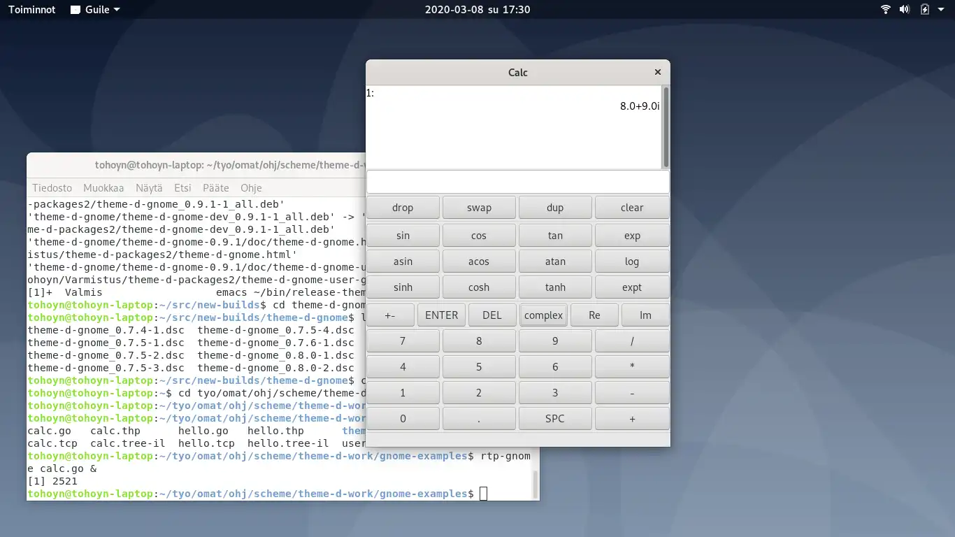 Download web tool or web app Theme-D-Gnome