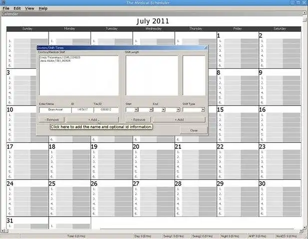 Mag-download ng web tool o web app na The Medical Scheduler