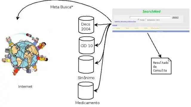 Download webtool of webapp De Metacrawler SearchMED om online in Windows online via Linux te draaien