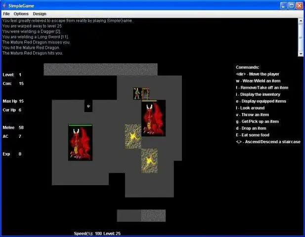 قم بتنزيل أداة الويب أو تطبيق الويب The Ng Java Roguelike Engine للتشغيل في Linux عبر الإنترنت