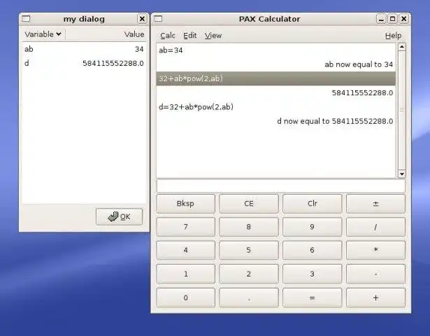 Download web tool or web app The PAX-Calculator
