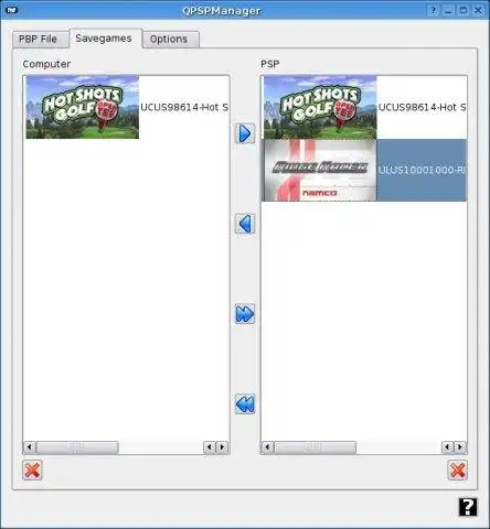Download web tool or web app The PSP Manager