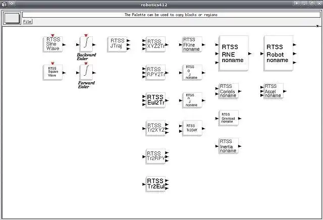 Download web tool or web app the Robotics Toolbox for Scilab/Scicos