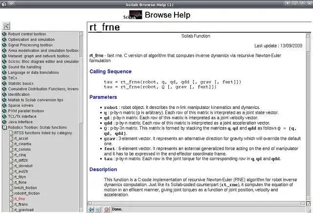 Baixe a ferramenta web ou o aplicativo web Robotics Toolbox for Scilab/Scicos