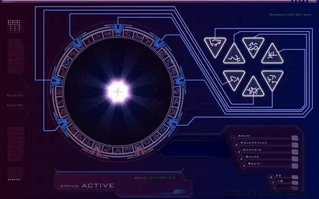 Download de webtool of webapp De Stargate Atlantis Computer Simulator om in Windows online via Linux online te draaien