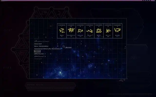 Download de webtool of webapp De Stargate Atlantis Computer Simulator om in Windows online via Linux online te draaien