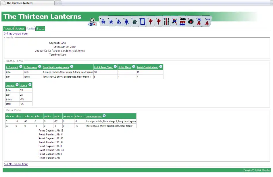 Download web tool or web app The thirteen lanterns to run in Linux online
