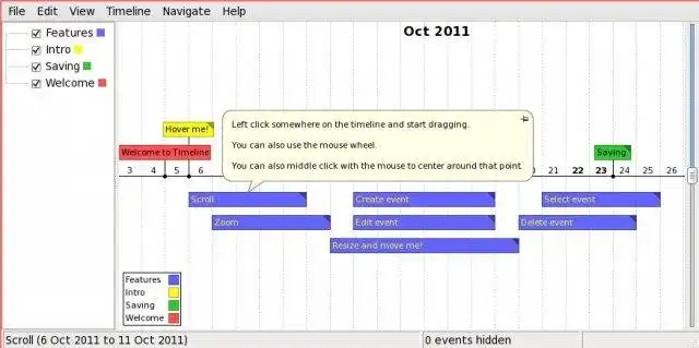 Descargue la herramienta web o la aplicación web The Timeline Project