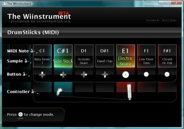 Download web tool or web app The Wiinstrument