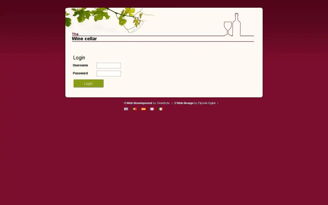 Unduh alat web atau aplikasi web Gudang anggur untuk dijalankan di Linux online