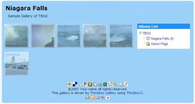 Download web tool or web app Thickbox Gallery