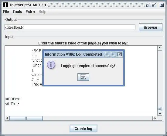 Mag-download ng web tool o web app na ThiefscriptSE para tumakbo sa Windows online sa Linux online