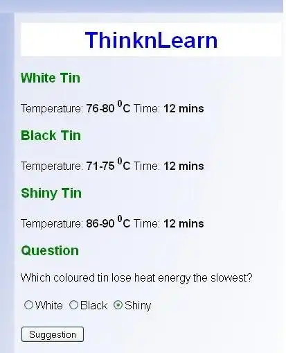 Download web tool or web app ThinknLearn