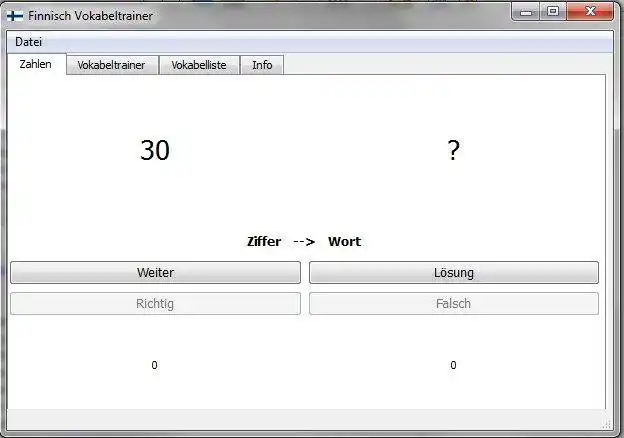 Download web tool or web app Thomas finnischer Vokabeltrainer