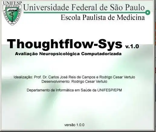 Descărcați instrumentul web sau aplicația web ThoughtFlow-Sys pentru a rula în Windows online pe Linux online