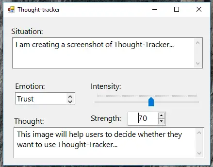Download web tool or web app Thought-Tracker