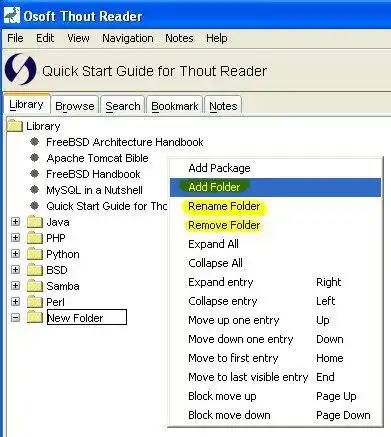 Download web tool or web app Thout Reader