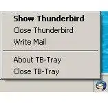 Download web tool or web app Thunderbird-Tray