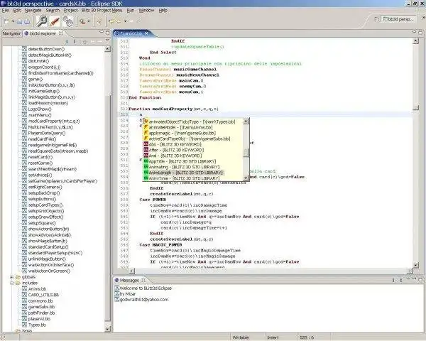 Download web tool or web app ThunderBlitz (Blitz plugin for eclipse)