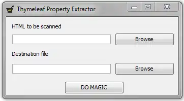 Download web tool or web app Thymeleaf Property Extractor