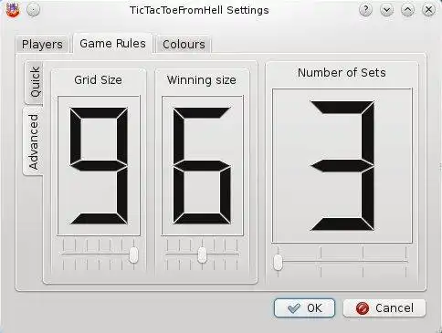 Download web tool or web app TicTacToe From Hell to run in Linux online